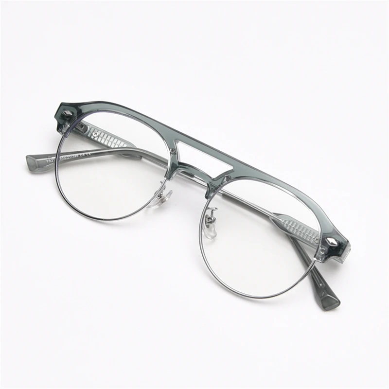 Vintage Alloy Double Bridge Glasses Men Women Transparent Prescription Eyeglasses Frame Myopia Computer Eyewear
Vintage Alloy Double Bridge Glasses Men Women Transparent Prescription Eyeglasses Frame Myopia Computer Eyewear