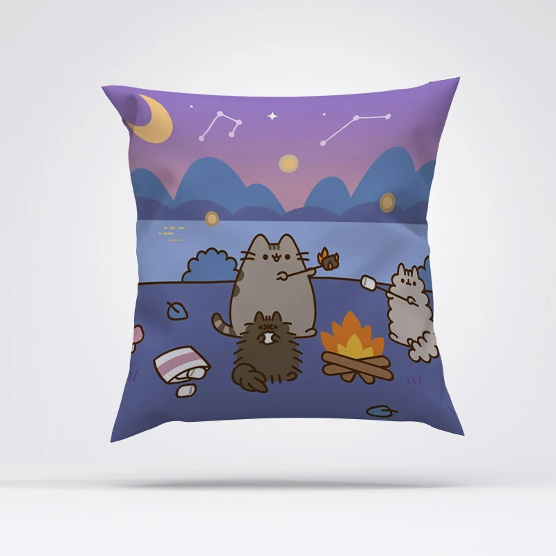 Kawaii Pusheen Pillow Cover Short Plush Decorative Pillows For Sofa 45x45 Cushion Covers Fall Decor Square Decaretion Pillowcase
Kawaii Pusheen Pillow Cover Short Plush Decorative Pillows For Sofa 45x45 Cushion Covers Fall Decor Square Decaretion Pillowcase