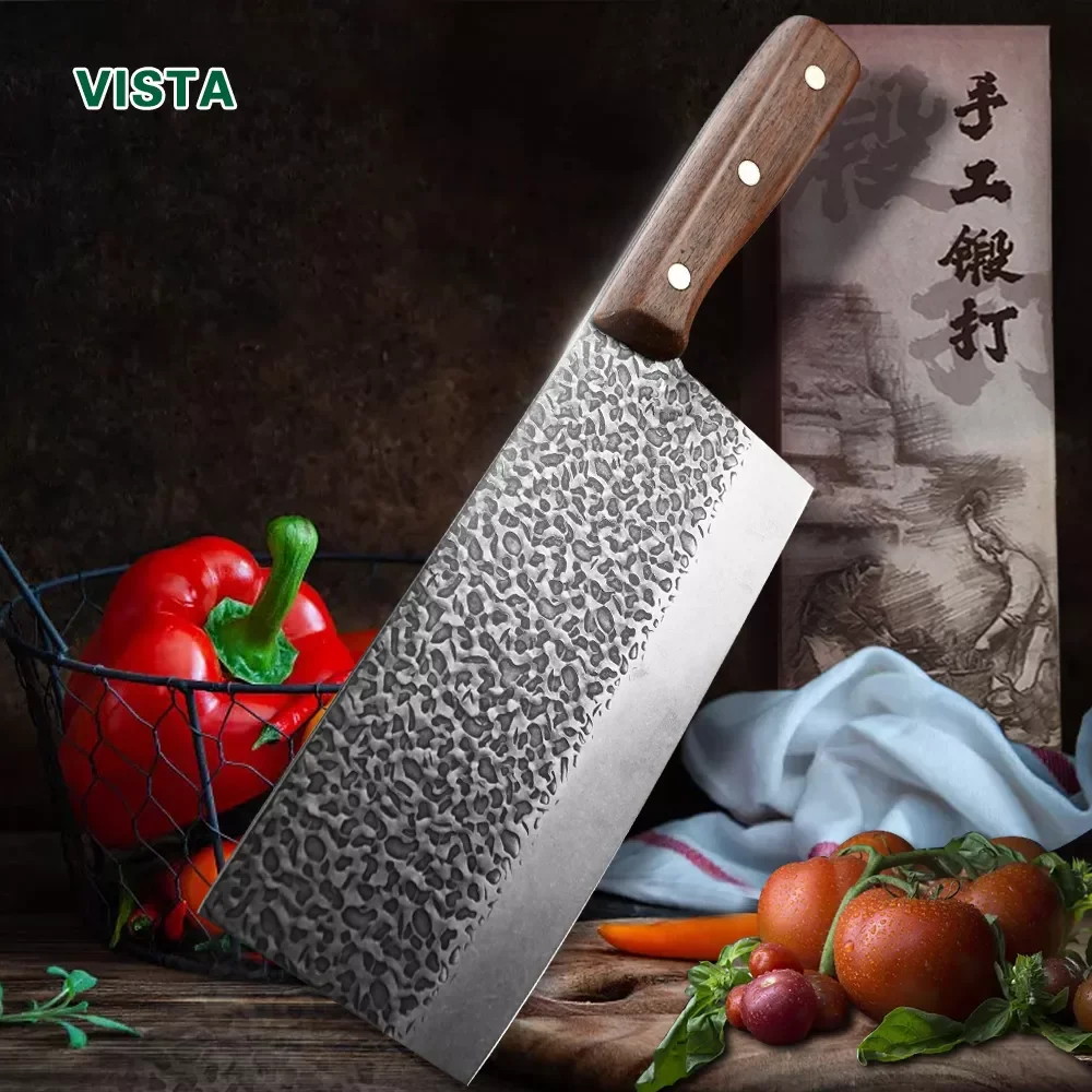 Forged knife Japanese Kitchen Knives 7CR17 440C Hand-made High Carbon Stainless Steel Cleaver Chef Chinese Knives
Forged knife Japanese Kitchen Knives 7CR17 440C Hand-made High Carbon Stainless Steel Cleaver Chef Chinese Knives