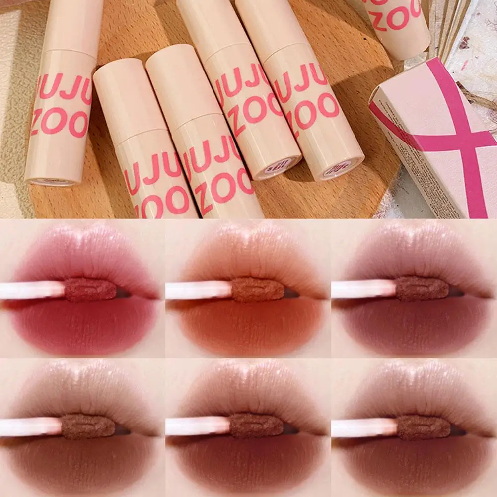 9 Colors Velvet Matte Cream Lip Mud Nude Pink Lipstick Cosmetics Moisturizing Lasting Lip Makeup Long Korean Glaze G4O0
9 Colors Velvet Matte Cream Lip Mud Nude Pink Lipstick Cosmetics Moisturizing Lasting Lip Makeup Long Korean Glaze G4O0