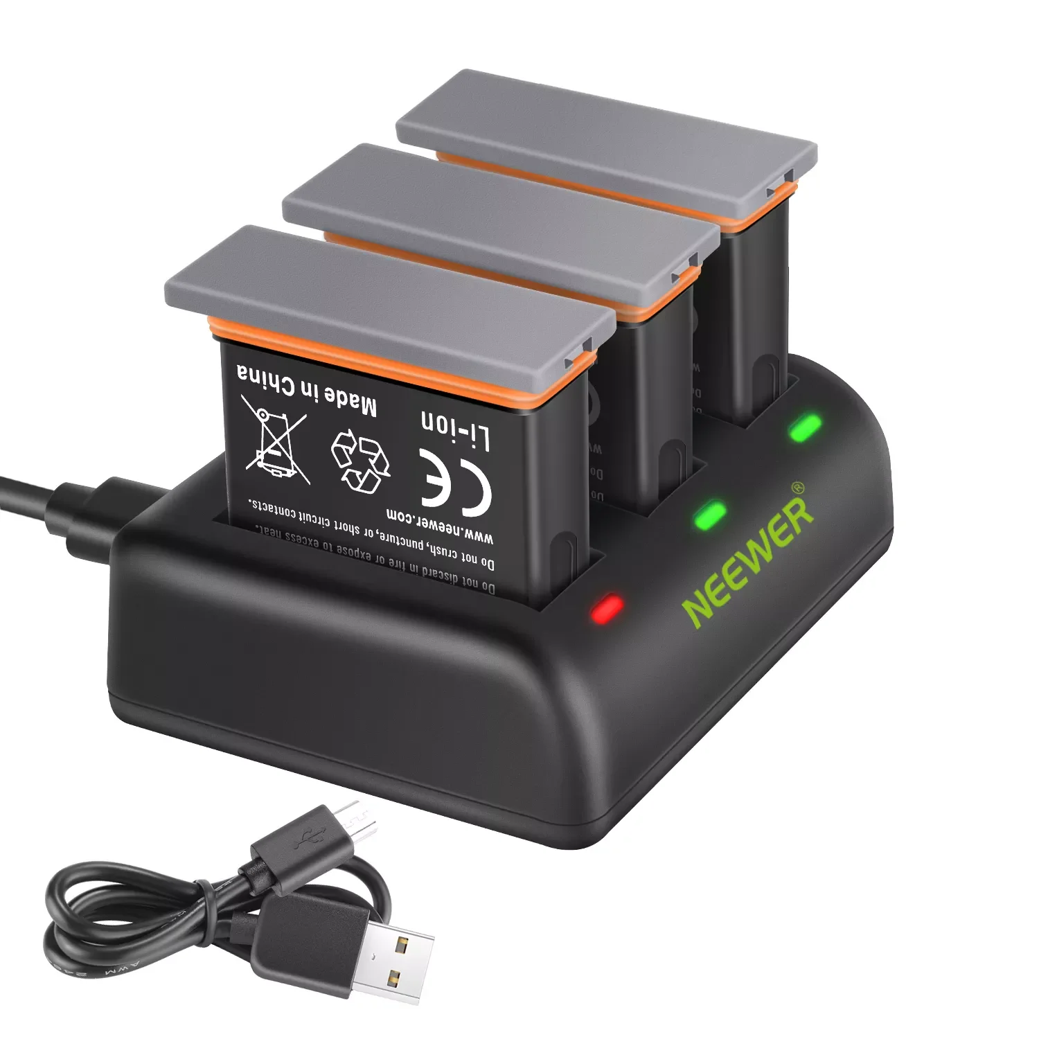 NEW Battery Charger Set For DJI OSMO Action Camera (3-Pack 1300mAh AB1 Replacement Battery) , Fully Compatible with Original
NEW Battery Charger Set For DJI OSMO Action Camera (3-Pack 1300mAh AB1 Replacement Battery) , Fully Compatible with Original
