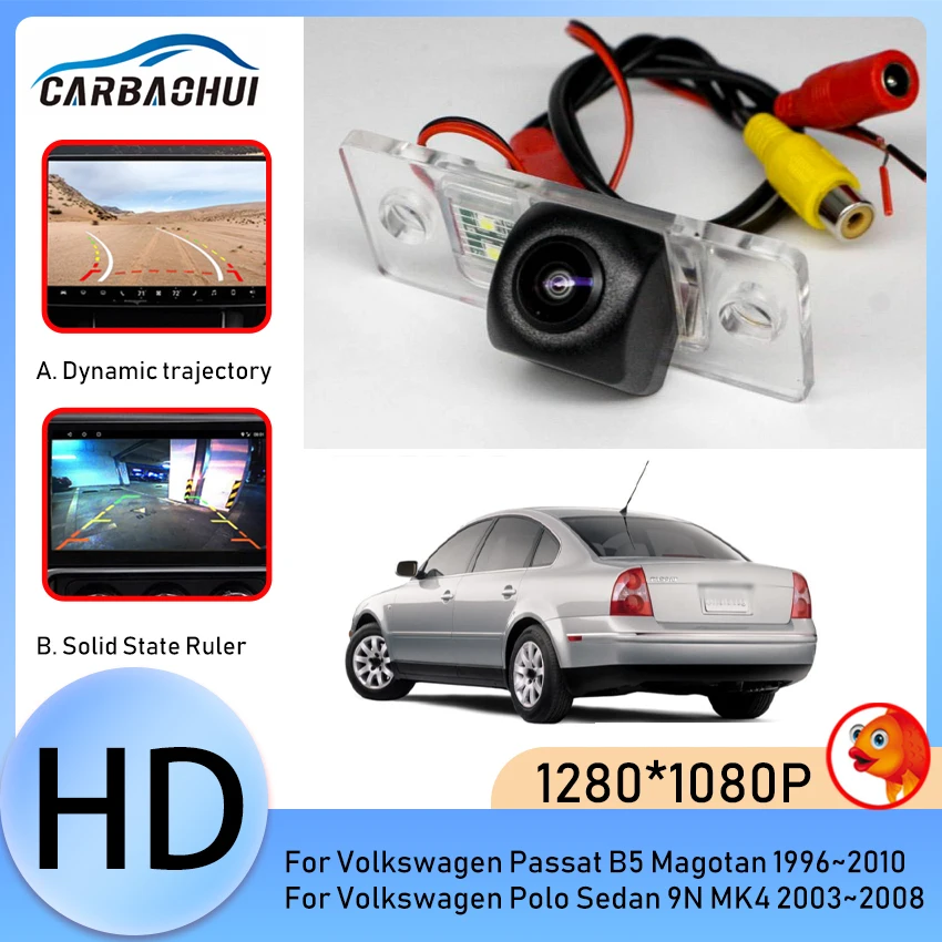 

Car Rear View Reverse backup Camera Waterproof HD CCD For Volkswagen Passat B5 Magotan 1996~2010 Polo Sedan 9N MK4 2003~2008
