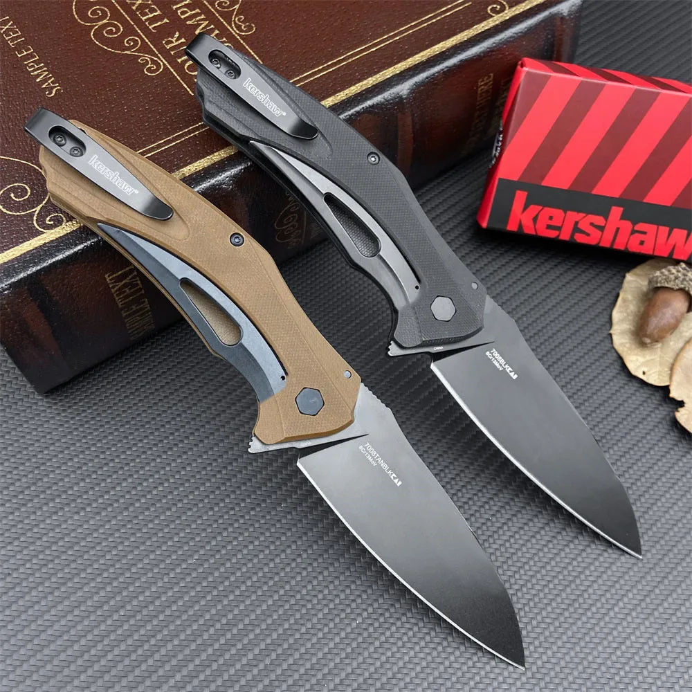 New Kershaw 7008 Natrix XL Flipper Knife 3.75" Black Oxide Drop Point Blade, Black G10 Handles Outdoor Camping Tactical Knife
New Kershaw 7008 Natrix XL Flipper Knife 3.75" Black Oxide Drop Point Blade, Black G10 Handles Outdoor Camping Tactical Knife