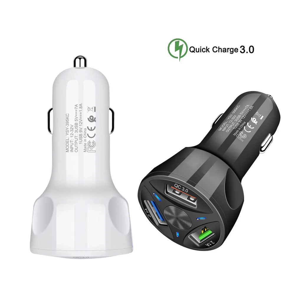 3 Ports USB Car Charger 48W Quick 7A Mini Fast Charging For iPhone 13 11 Xiaomi Huawei Mobile Phone Charger Adapter in Car
3 Ports USB Car Charger 48W Quick 7A Mini Fast Charging For iPhone 13 11 Xiaomi Huawei Mobile Phone Charger Adapter in Car