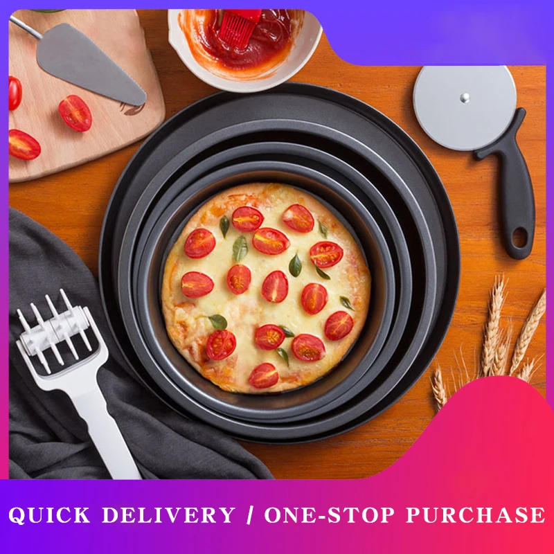 High quality aluminum alloy food grade material non stick round pizza plate pizza cover various sizes optional baking products
High quality aluminum alloy food grade material non stick round pizza plate pizza cover various sizes optional baking products