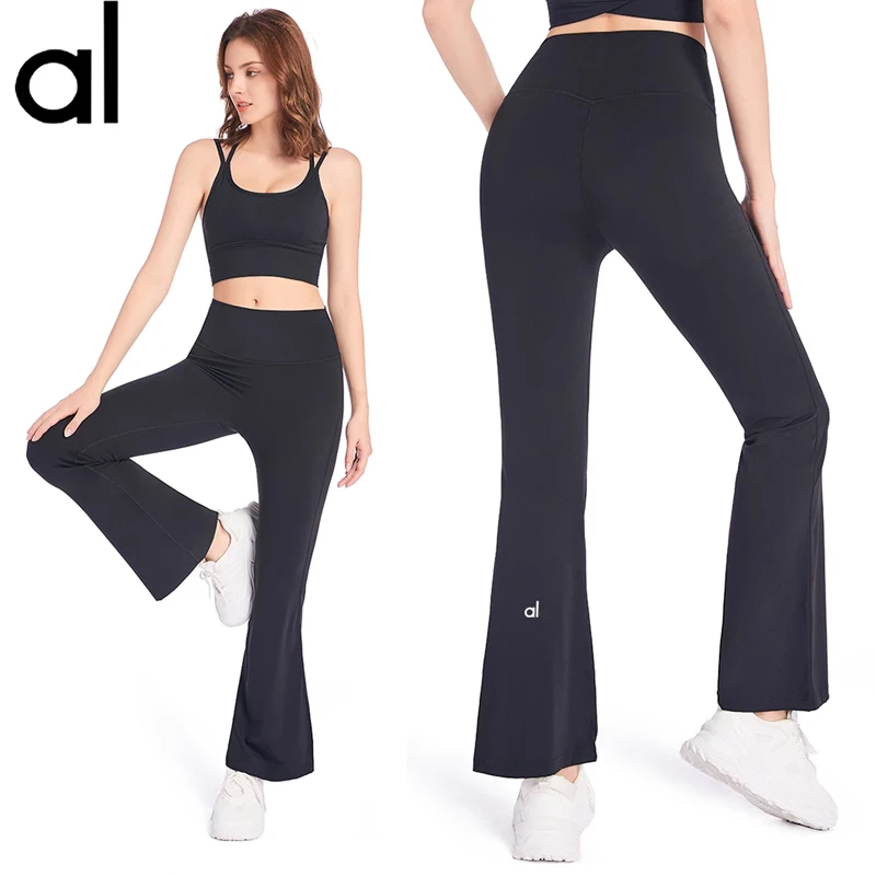 NWT AL Yoga High Waist Elasticity Flared Pants Gym Quick Dry Sports Fitness Trousers Slim Was Thin Tight Wide Legs Yoga Leggings
NWT AL Yoga High Waist Elasticity Flared Pants Gym Quick Dry Sports Fitness Trousers Slim Was Thin Tight Wide Legs Yoga Leggings