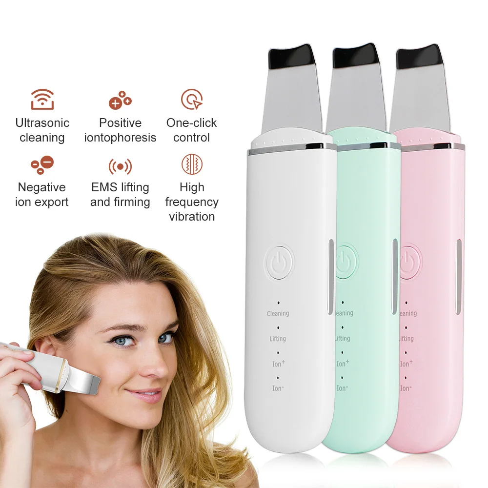 Beauty Face Cleaner Ultrasonic Skin Scrubber Usb Plug Blackhead Remover Facial Massager Acne Skincare Peeling Face Cavitation
Beauty Face Cleaner Ultrasonic Skin Scrubber Usb Plug Blackhead Remover Facial Massager Acne Skincare Peeling Face Cavitation