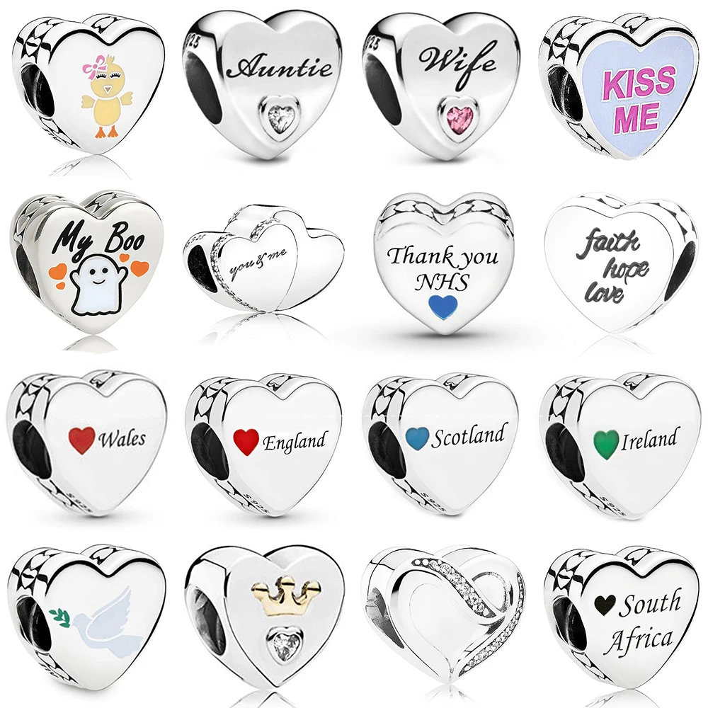 Украшение «сделай сам» из серебра пробы в виде двойного сердца 
Украшение «сделай сам» из серебра пробы в виде двойного сердца