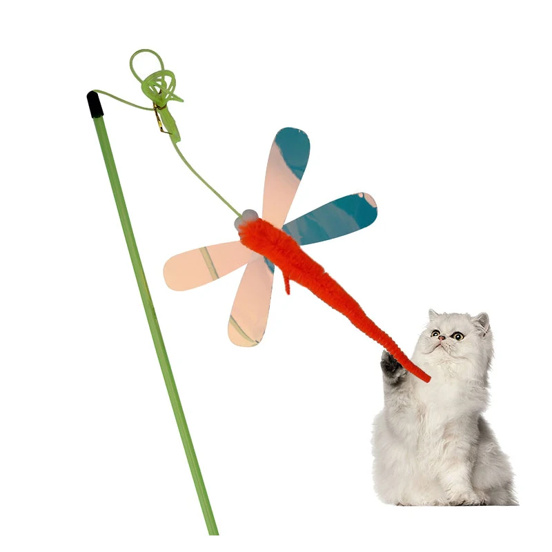 Игрушки для кошек, волшебная палочка, рыболовная удочка для котят, Интерактивная тренировочная Удочка с пером, милое насекомое, забавная па... 
Игрушки для кошек, волшебная палочка, рыболовная удочка для котят, Интерактивная тренировочная Удочка с пером, милое насекомое, забавная па...