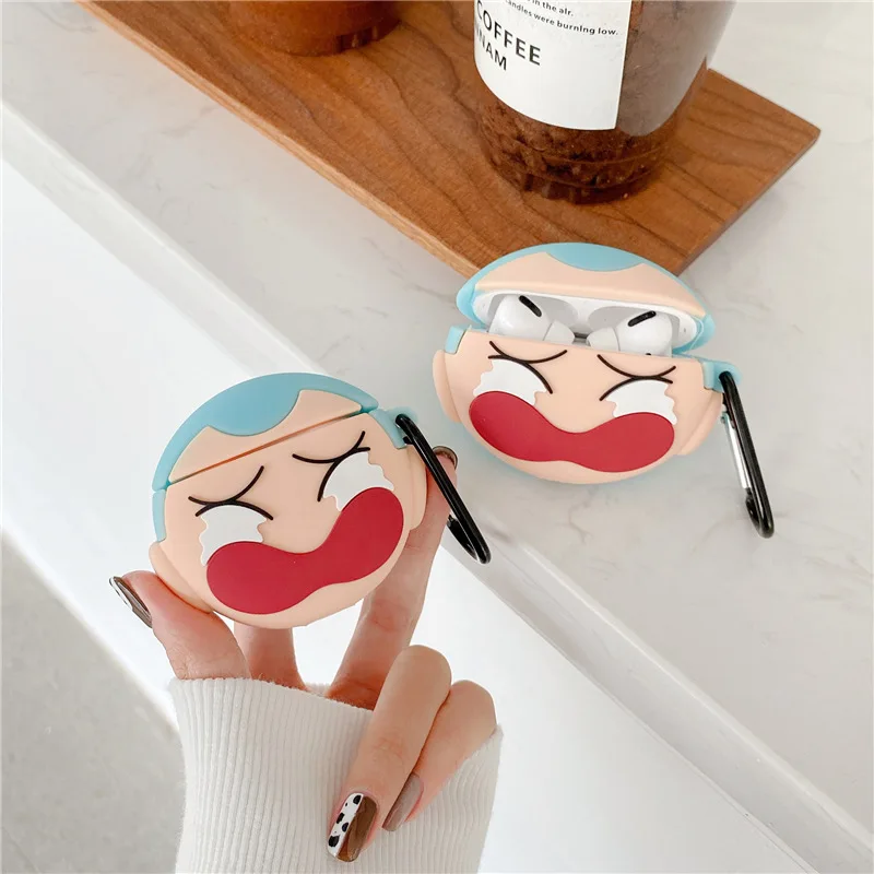 Earphone Case for AirPods Pro 3 generation Crying Boy Headphone Case For Apple AirPods Bluetooth Earphone Case for AirPods 1/2
Earphone Case for AirPods Pro 3 generation Crying Boy Headphone Case For Apple AirPods Bluetooth Earphone Case for AirPods 1/2