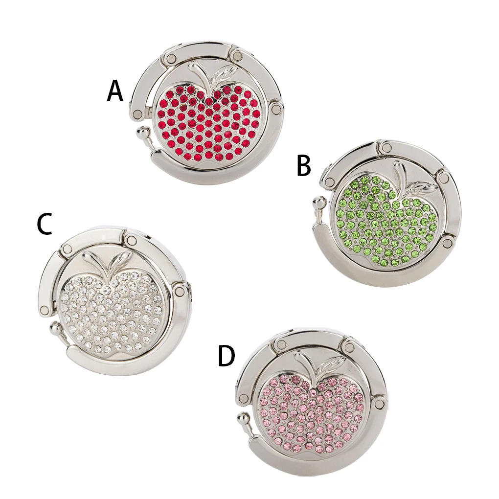 Handbag Hanger Folding Rhinestone Table Hanging Purse Hook Portable Pocket Travel Fashion Fruit Shape Bag Holder Red
Handbag Hanger Folding Rhinestone Table Hanging Purse Hook Portable Pocket Travel Fashion Fruit Shape Bag Holder Red
