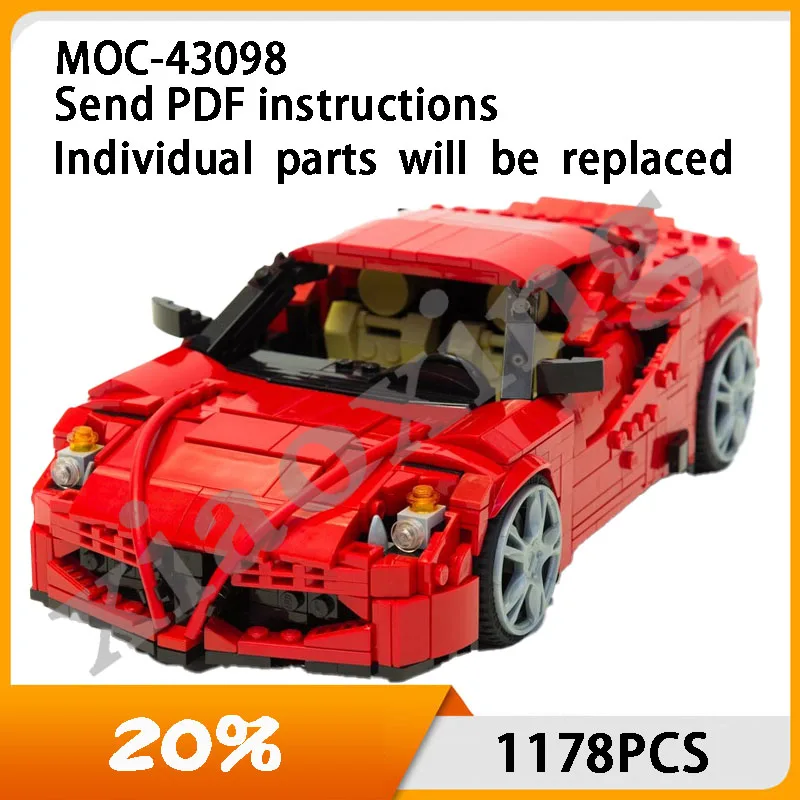 New MOC-43098 supercar model spliced with building blocks 1178PCS 4C is suitable for children's education Christmas Toy Gifts.
New MOC-43098 supercar model spliced with building blocks 1178PCS 4C is suitable for children's education Christmas Toy Gifts.