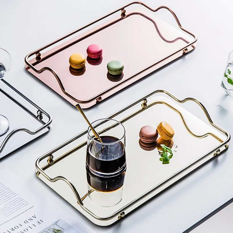 Tray Nordic Breakfast Tray Coffee Juice Stainless Steel Tray Dessert Storage Tray Kitchen Utensils
Tray Nordic Breakfast Tray Coffee Juice Stainless Steel Tray Dessert Storage Tray Kitchen Utensils