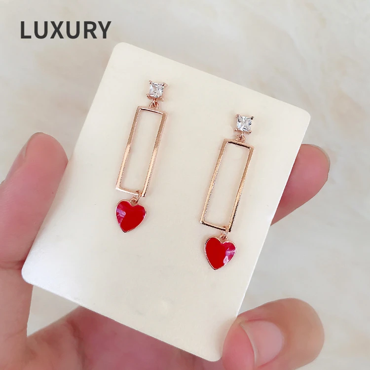 Luxury 925 Sterling Silver Heart Created Drop Dangle Earrings Fine Jewelry Wholesale
Luxury 925 Sterling Silver Heart Created Drop Dangle Earrings Fine Jewelry Wholesale