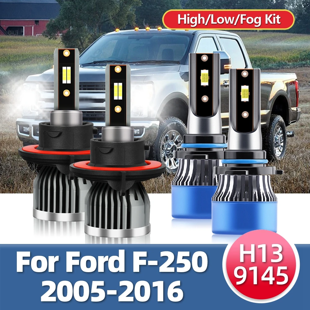 2/4PCS LED Headlight Bulbs Car Headlamp Fog Light Kit For Ford F-250 F250 2005 2006 2007 2008 2009 2010 2011 2012 2013 2014-2016
2/4PCS LED Headlight Bulbs Car Headlamp Fog Light Kit For Ford F-250 F250 2005 2006 2007 2008 2009 2010 2011 2012 2013 2014-2016