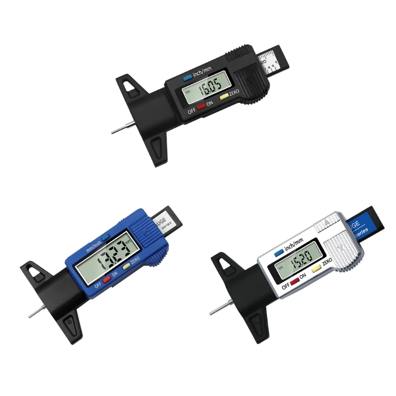 L69A Digital Tire Tread Depth Gauge 0-25.4mm Digital Tyre Depth Gauge with LCD Display & Batteries for Car Trucks Van- SUV
L69A Digital Tire Tread Depth Gauge 0-25.4mm Digital Tyre Depth Gauge with LCD Display & Batteries for Car Trucks Van- SUV