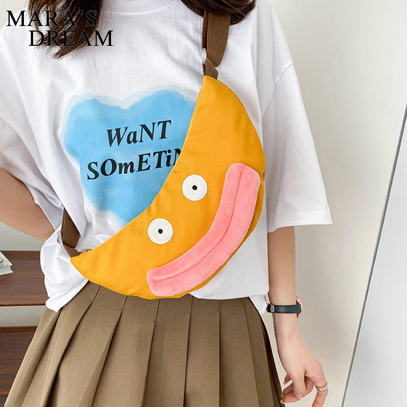 Mara's Dream Girls Funny Sausage Mouth Chest Bag Cartoon Women Cute Waist Bag Personality Creative Contrast Color Messenger Bags
Mara's Dream Girls Funny Sausage Mouth Chest Bag Cartoon Women Cute Waist Bag Personality Creative Contrast Color Messenger Bags