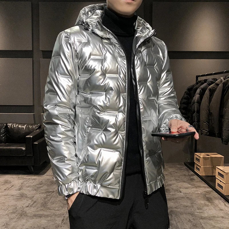 Fashion Men's Bright Down Coats Parkas Youth Slim Fit Hooded Puffer Jacket Male Winter Warm White Duck Down Jackets Outerwear
Fashion Men's Bright Down Coats Parkas Youth Slim Fit Hooded Puffer Jacket Male Winter Warm White Duck Down Jackets Outerwear
