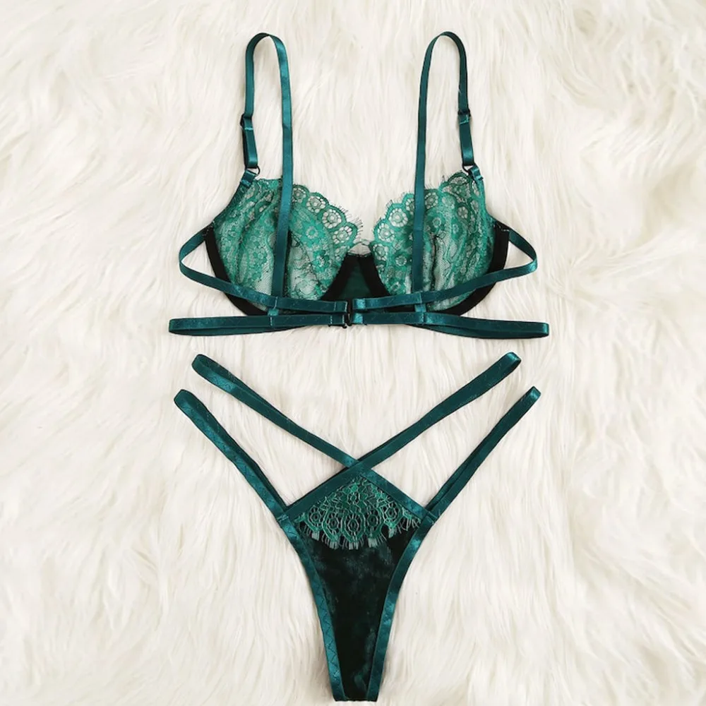 Drop shiping Thongs V-String Panties Transparent Bra set Lingerie Floral Lace Bralette Summer Sexy Ladies Panty Exotic Underwear
Drop shiping Thongs V-String Panties Transparent Bra set Lingerie Floral Lace Bralette Summer Sexy Ladies Panty Exotic Underwear