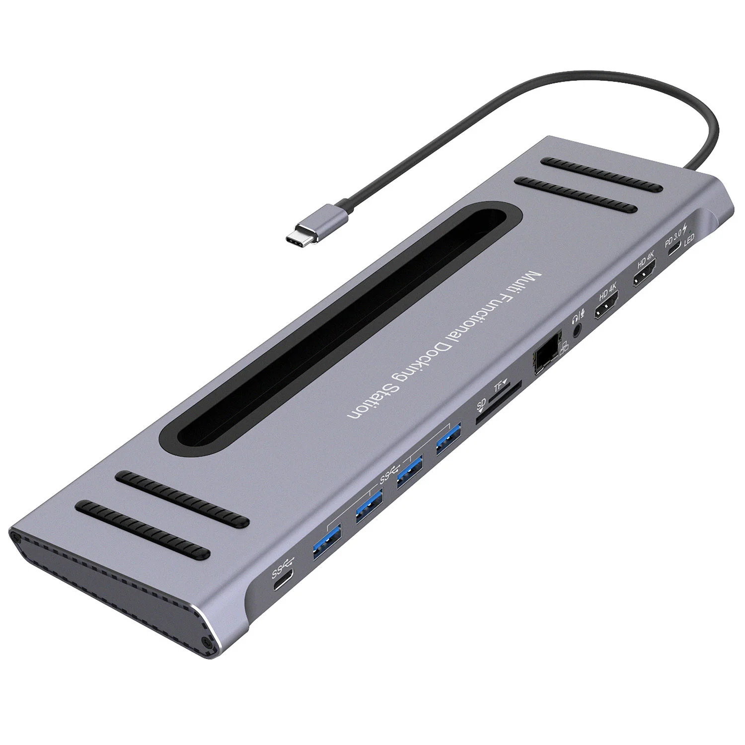 PIXLINK Type-c Multi Function Docking Station Laptop 12 In 1 Usb Hub With Charging, Data Transfer, Ethernet, Card Reading
PIXLINK Type-c Multi Function Docking Station Laptop 12 In 1 Usb Hub With Charging, Data Transfer, Ethernet, Card Reading
