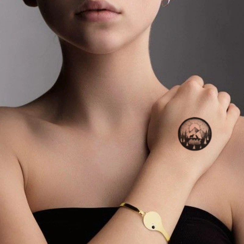 Circle Temporary Tattoos for Men Women Black Forest Whale Tattoo Sticker Mountain Sun Letter Fake Tatoos Minimalist Finger Ankle
Circle Temporary Tattoos for Men Women Black Forest Whale Tattoo Sticker Mountain Sun Letter Fake Tatoos Minimalist Finger Ankle
