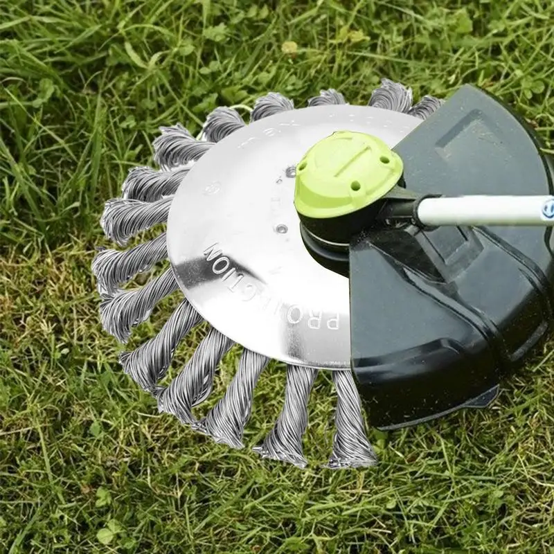 6 Inch Steel Wire Wheel Garden Weed Brush Garden Grass Eater Trimmer Brush Cutter Tools Grass Trimmer Head Weed Brush
6 Inch Steel Wire Wheel Garden Weed Brush Garden Grass Eater Trimmer Brush Cutter Tools Grass Trimmer Head Weed Brush