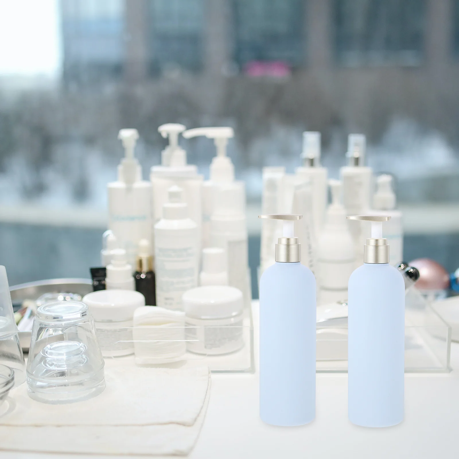 2 Pcs Emollient Body Wash Empty Pump Shampoo Bottle Press Lotion Refillable Bottles
2 Pcs Emollient Body Wash Empty Pump Shampoo Bottle Press Lotion Refillable Bottles