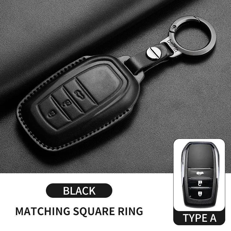 Кожаный чехол для ключей от автомобиля для Toyota BZ3 RAV4 Avalon Prado Crown HARRIER CHR Corolla CAMRY 2025, автомобильные аксессуары для ключей 
Кожаный чехол для ключей от автомобиля для Toyota BZ3 RAV4 Avalon Prado Crown HARRIER CHR Corolla CAMRY 2025, автомобильные аксессуары для ключей