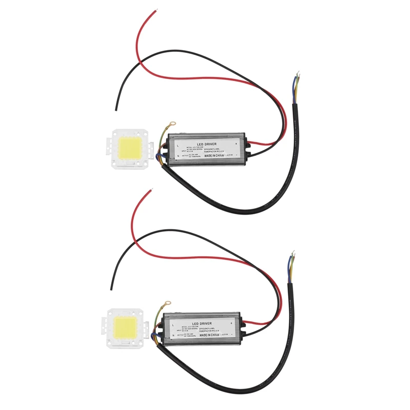 Promotion! 2X 50W LED Driver Waterproof IP67 Power Supply High Power Adapter + 50W LED Chip Bulb Energy Saving For DIY Daylight
Promotion! 2X 50W LED Driver Waterproof IP67 Power Supply High Power Adapter + 50W LED Chip Bulb Energy Saving For DIY Daylight