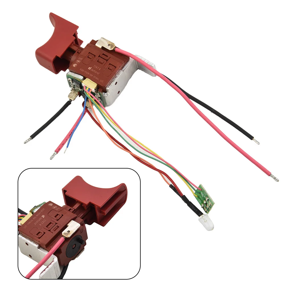 1pc Electric Drill Speed Control Push Button Trigger Switch For Defond Power Tool Screwdriver Speed Switch EGD-1112B 12VDC 12A
1pc Electric Drill Speed Control Push Button Trigger Switch For Defond Power Tool Screwdriver Speed Switch EGD-1112B 12VDC 12A