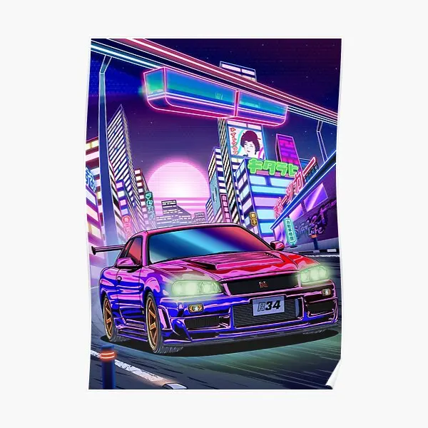 Плакат Nissan Skyline Gt R R34 Vaporwave, настенная роспись, забавное винтажное искусство, картина для дома, современная живопись, Декор, без рамки
Плакат Nissan Skyline Gt R R34 Vaporwave, настенная роспись, забавное винтажное искусство, картина для дома, современная живопись, Декор, без рамки