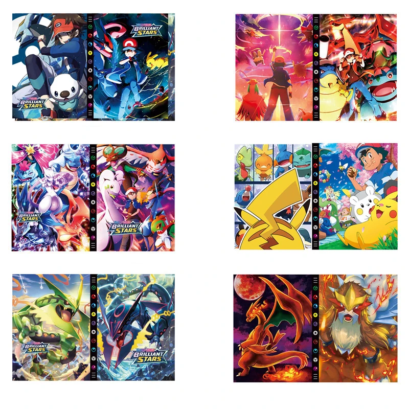 High Quality Pokemon Card Holder 9 Pocket 540pcs High Capacity Album Game Card GX EX VMAX Collection Folder Children Toys Gifts
High Quality Pokemon Card Holder 9 Pocket 540pcs High Capacity Album Game Card GX EX VMAX Collection Folder Children Toys Gifts