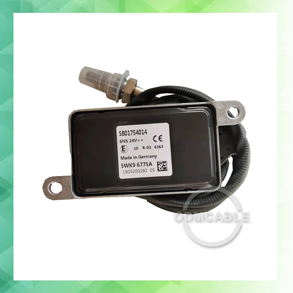 New NOX Sensor Nitrogen Oxygen Sensor 5WK96775A 5801754014 5WK9 6775A For IVECO Stralis Eurocargo Trakker X-Way
New NOX Sensor Nitrogen Oxygen Sensor 5WK96775A 5801754014 5WK9 6775A For IVECO Stralis Eurocargo Trakker X-Way