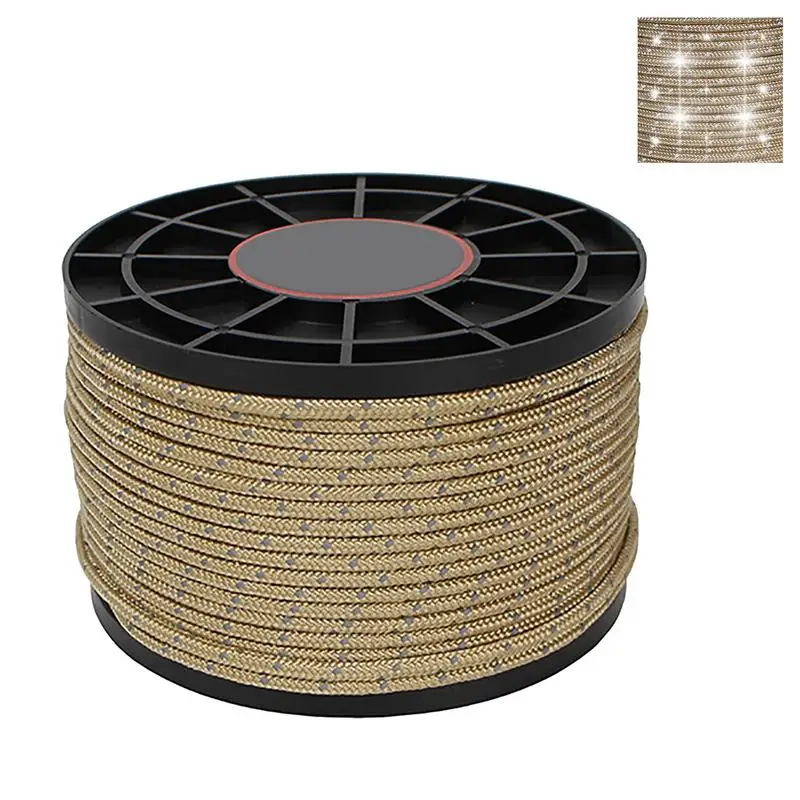 Strong Nylon Rope Nylon Reflective Cord For Camping Tent Windproof Rope Parachute Rope With Reusable Spool Camping Accessories
Strong Nylon Rope Nylon Reflective Cord For Camping Tent Windproof Rope Parachute Rope With Reusable Spool Camping Accessories