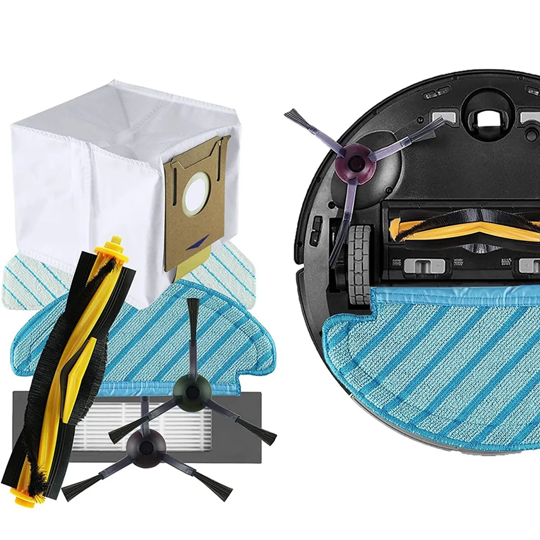 Сменные аксессуары для Deebot N8 N8 + N8 Pro +,T9 Series 
Сменные аксессуары для Deebot N8 N8 + N8 Pro +,T9 Series