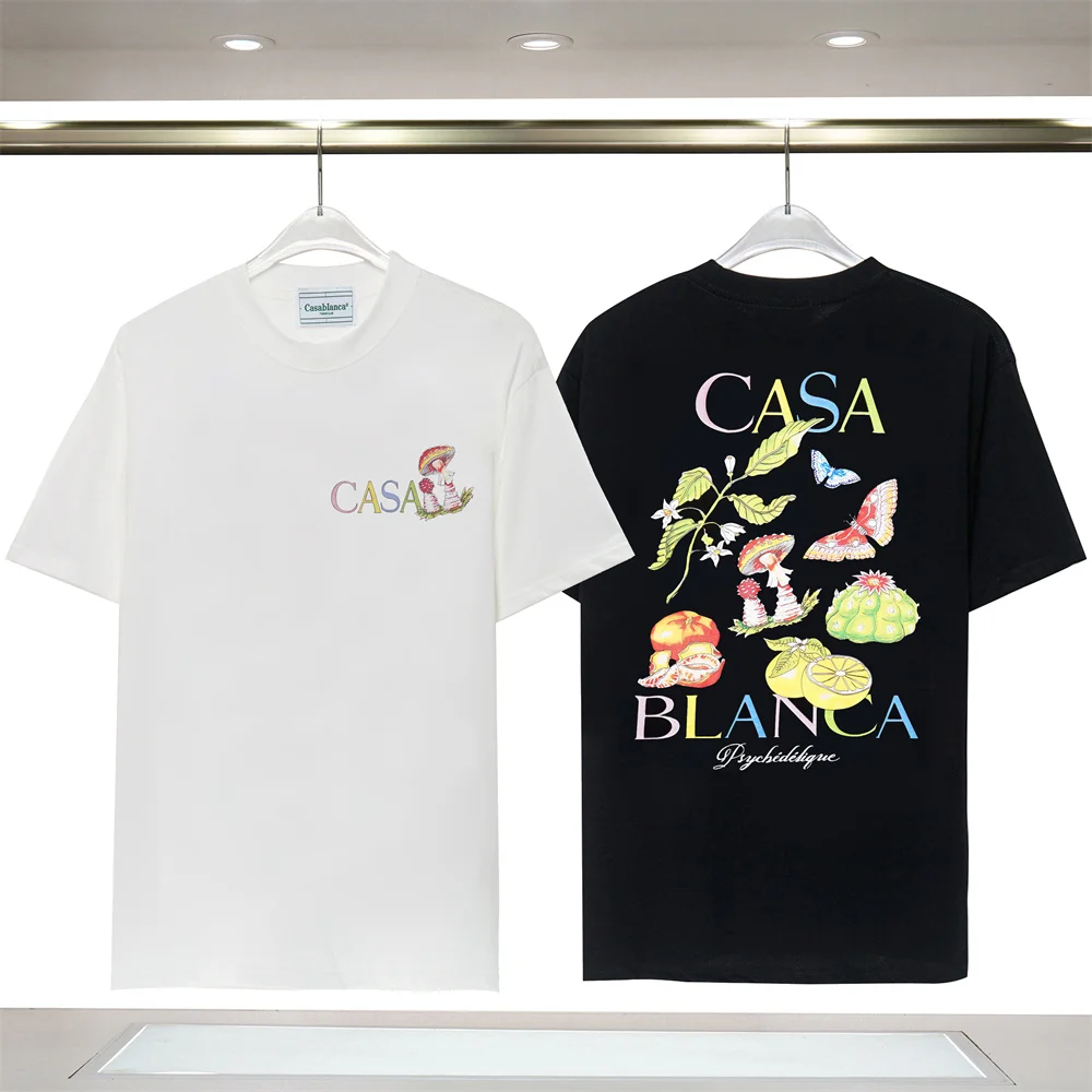 Harajuku spring new Casablanca Starry Sky monogram printed T-shirt quality men's and women's cotton casual fashion T-shirt
Harajuku spring new Casablanca Starry Sky monogram printed T-shirt quality men's and women's cotton casual fashion T-shirt