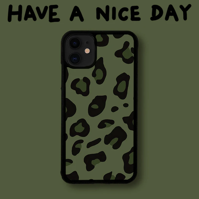 Dark Green Leopard Design Fashion Phone Case PC+TPU For IPhone 13 6S 7 8 Plus X Xs Max XR 11 12 Mini Pro luxury
Dark Green Leopard Design Fashion Phone Case PC+TPU For IPhone 13 6S 7 8 Plus X Xs Max XR 11 12 Mini Pro luxury