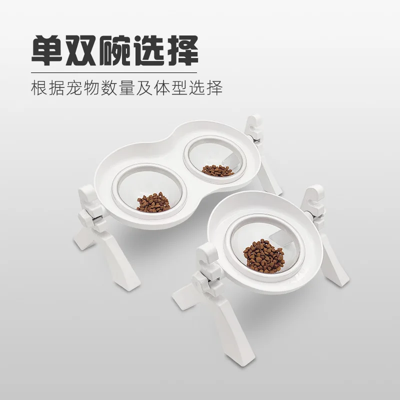 Pet Can Lift Double Bowl Anti-choking Anti-drop Cat Food Bowl Slow Food Bowl Dining Table
Pet Can Lift Double Bowl Anti-choking Anti-drop Cat Food Bowl Slow Food Bowl Dining Table