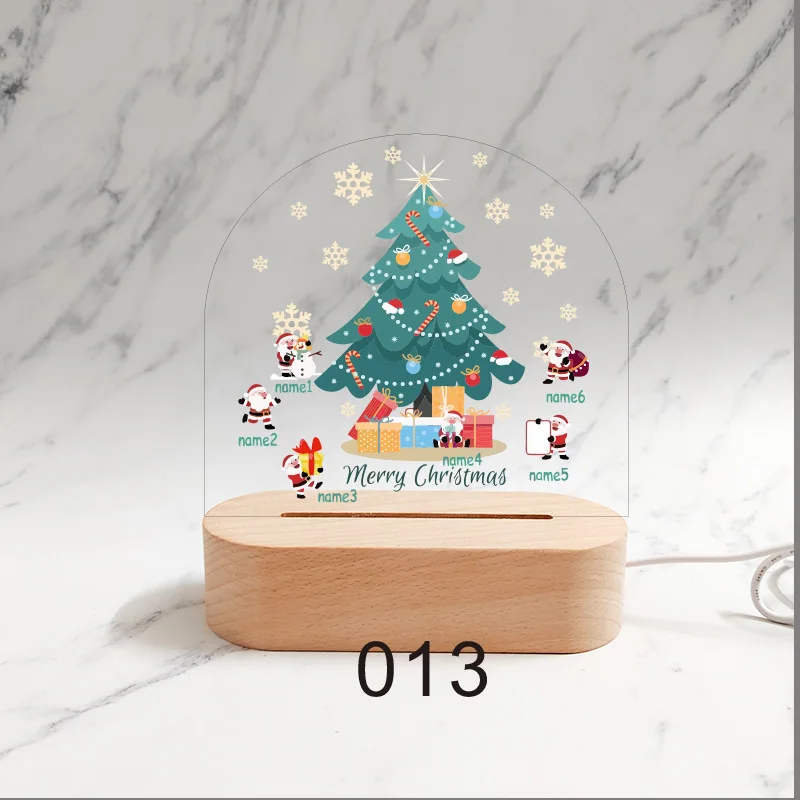 3D Table Light Creative Bedroom Acrylic USB Table Lamp Christmas Event Gift Wooden Base Night Light
3D Table Light Creative Bedroom Acrylic USB Table Lamp Christmas Event Gift Wooden Base Night Light