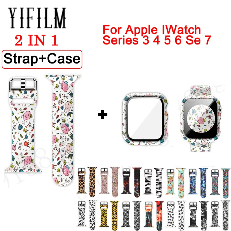 Silver Color Strap PC Cover For Apple Watch Band 45 41 44 40 38 42mm Bracelet Strap For Apple IWatch Series 3 4 5 Se 6 7 Case
Silver Color Strap PC Cover For Apple Watch Band 45 41 44 40 38 42mm Bracelet Strap For Apple IWatch Series 3 4 5 Se 6 7 Case