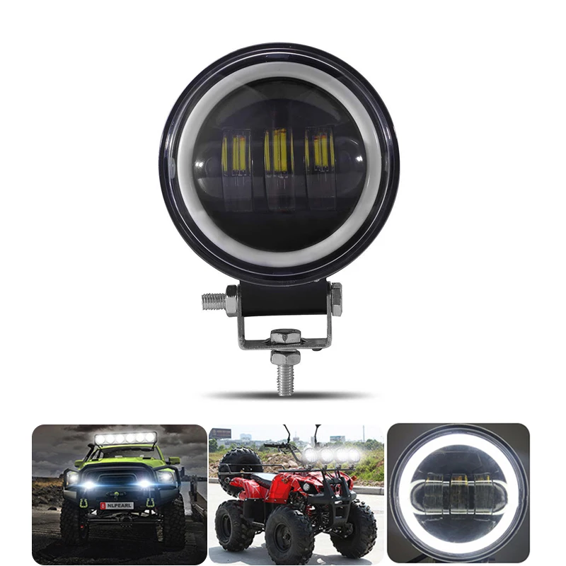 4.5 Inch Led Work Lights Driving Lamp LED Bar Round 30W Angel Eye With 12V For Car Offroad Truck Tractor Boat SUV Auto Fog Lamps
4.5 Inch Led Work Lights Driving Lamp LED Bar Round 30W Angel Eye With 12V For Car Offroad Truck Tractor Boat SUV Auto Fog Lamps