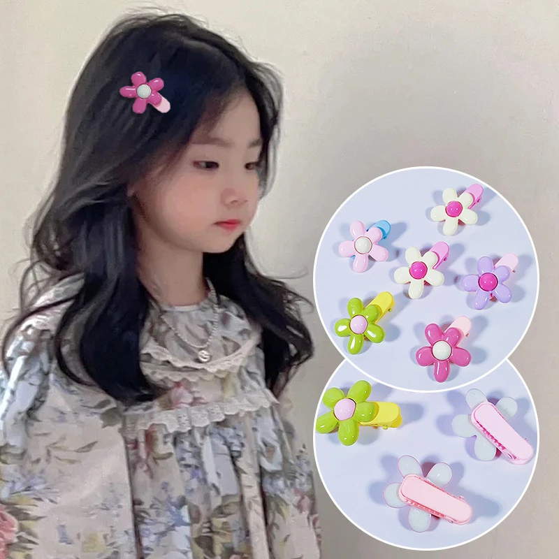 2 шт., детские заколки для волос в виде цветка, розового цвета 
2 шт., детские заколки для волос в виде цветка, розового цвета