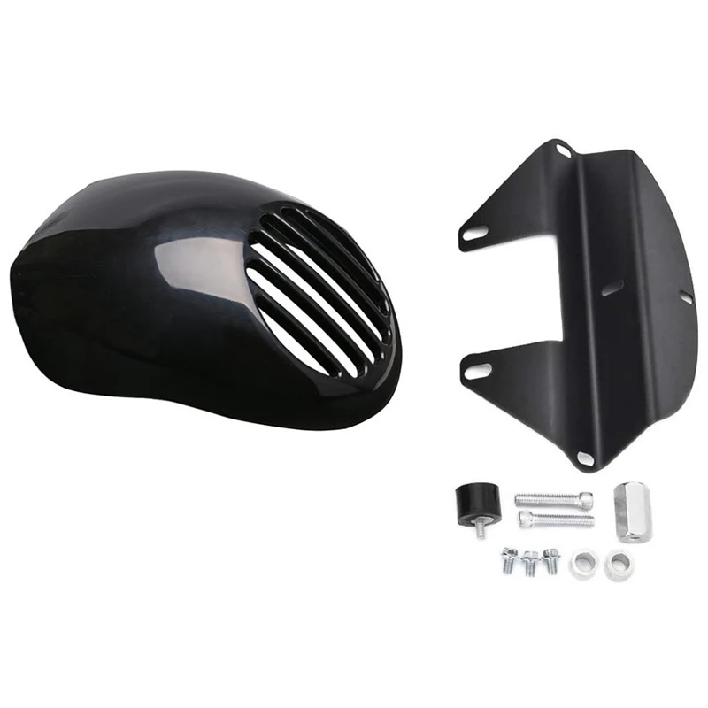 Motorcycle Front Headlight Fairing Mask Fork Cowl Mount Visor Cover with Bracket for XL883 XL 883
Motorcycle Front Headlight Fairing Mask Fork Cowl Mount Visor Cover with Bracket for XL883 XL 883