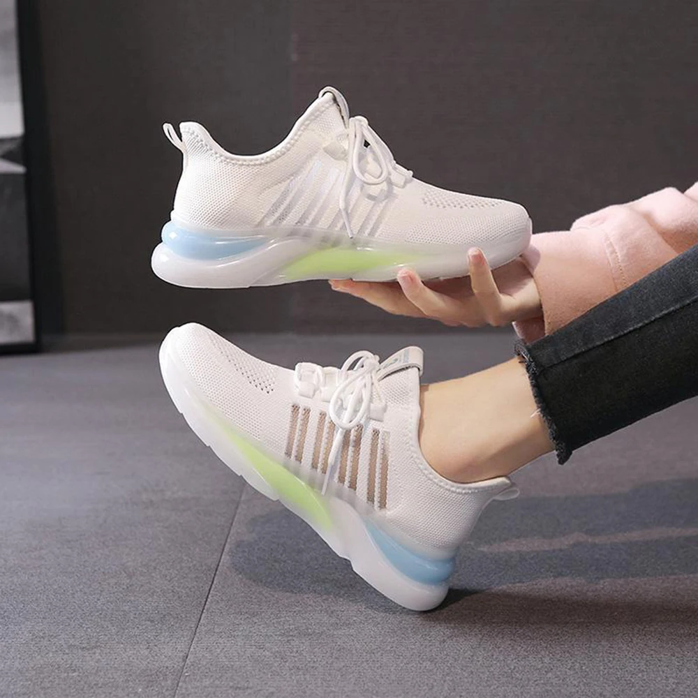 Women Hollow-out Mesh Sport Shoes Leisure Sneakers With Air-cushion Support Breathable Leisure Flat
Women Hollow-out Mesh Sport Shoes Leisure Sneakers With Air-cushion Support Breathable Leisure Flat