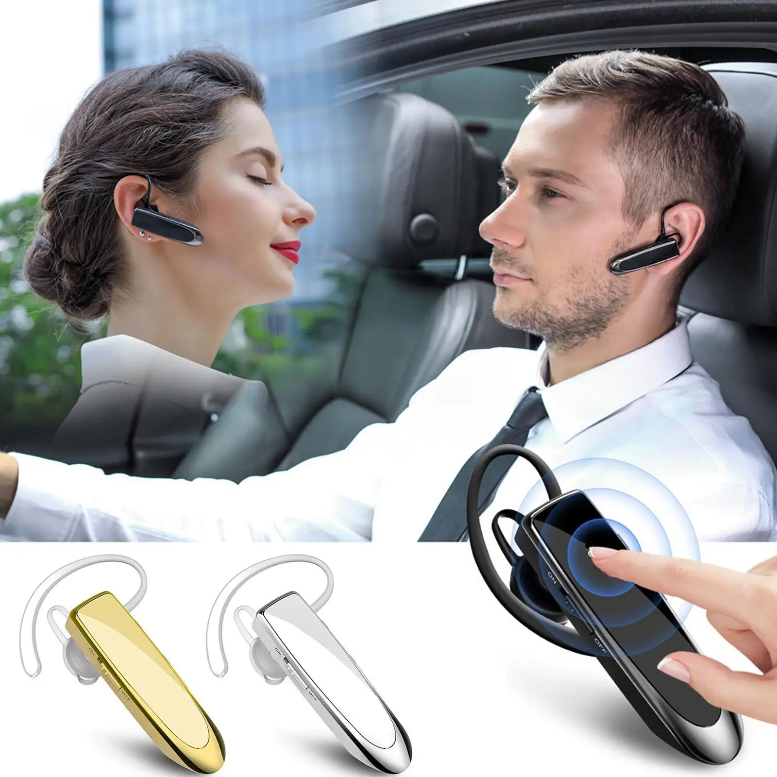 Bluetooth 5.0 Wireless Headphones Headset Earbuds Earphones Hands-free Earphones 22H Talk Time Earhook Business
Bluetooth 5.0 Wireless Headphones Headset Earbuds Earphones Hands-free Earphones 22H Talk Time Earhook Business