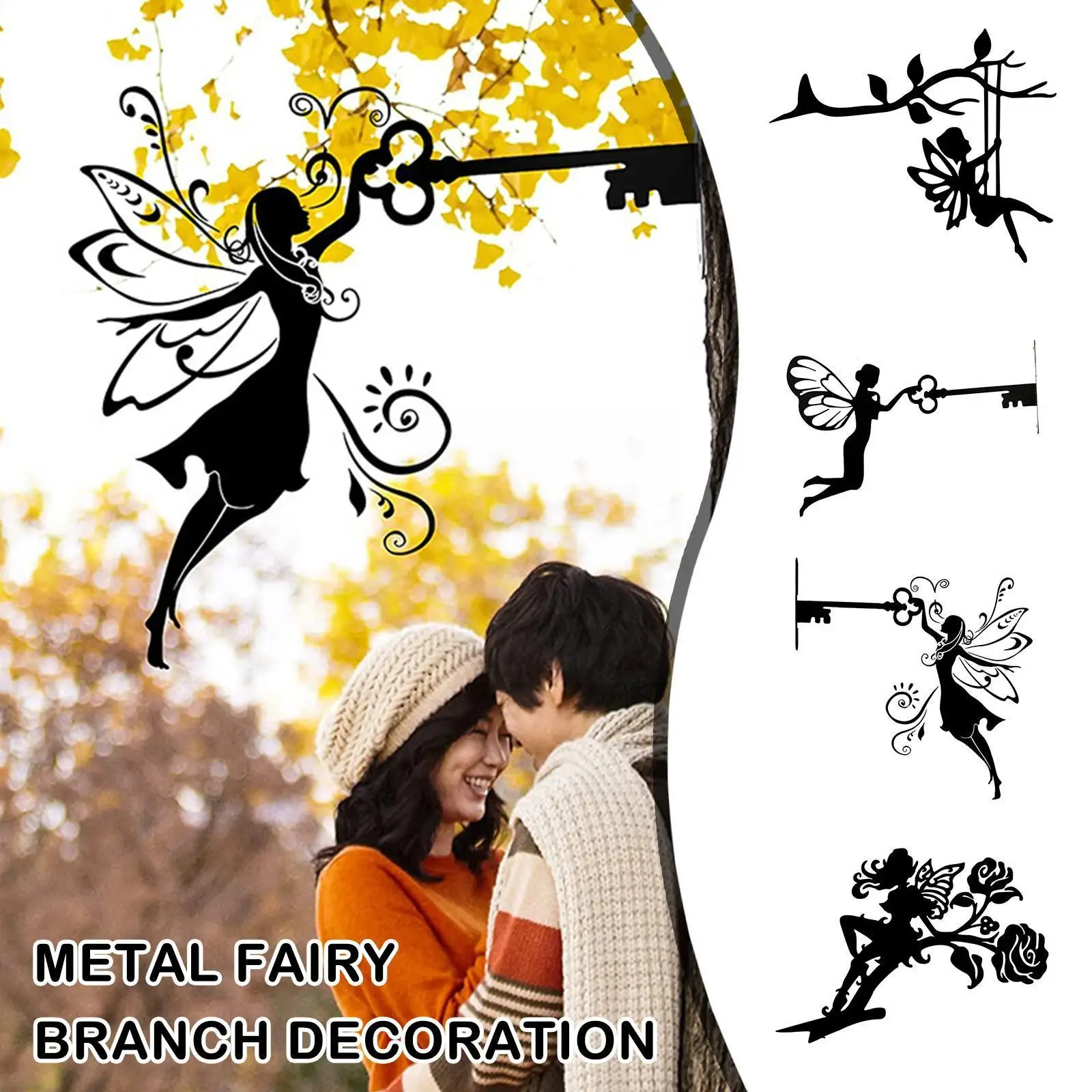 Metal Fairy Silhouette Statue Yard Art Tree Stakes Durable Fairy Silhouette Ornament For Garden Lawn Patio Wall Decor C7p2
Metal Fairy Silhouette Statue Yard Art Tree Stakes Durable Fairy Silhouette Ornament For Garden Lawn Patio Wall Decor C7p2