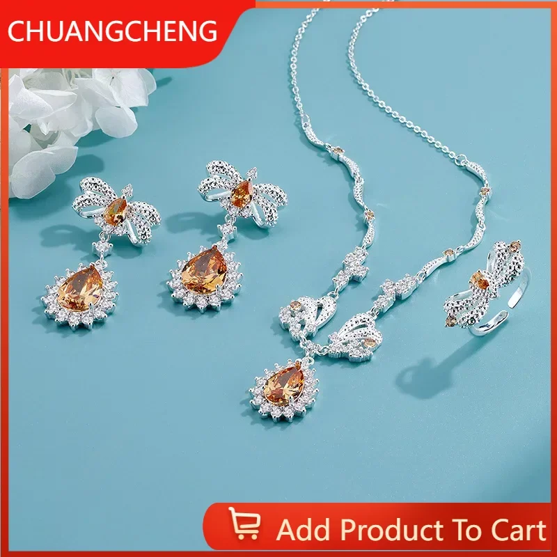 CHUANGCHENG 925 Silver Light Luxury Necklace Fashion Earstuds Personalized Versatile Open Rings
CHUANGCHENG 925 Silver Light Luxury Necklace Fashion Earstuds Personalized Versatile Open Rings