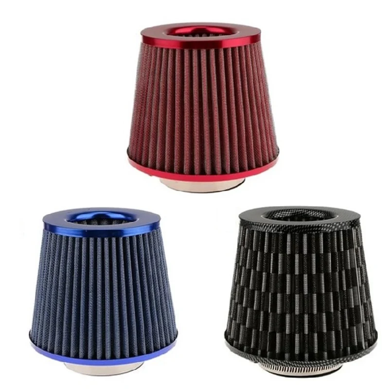 76MM 3 Inch Car Air Filter High Flow Intake FilterIntake Filter Sport Power Mesh Cone Cold Air Induction Kit Universal Car Parts
76MM 3 Inch Car Air Filter High Flow Intake FilterIntake Filter Sport Power Mesh Cone Cold Air Induction Kit Universal Car Parts
