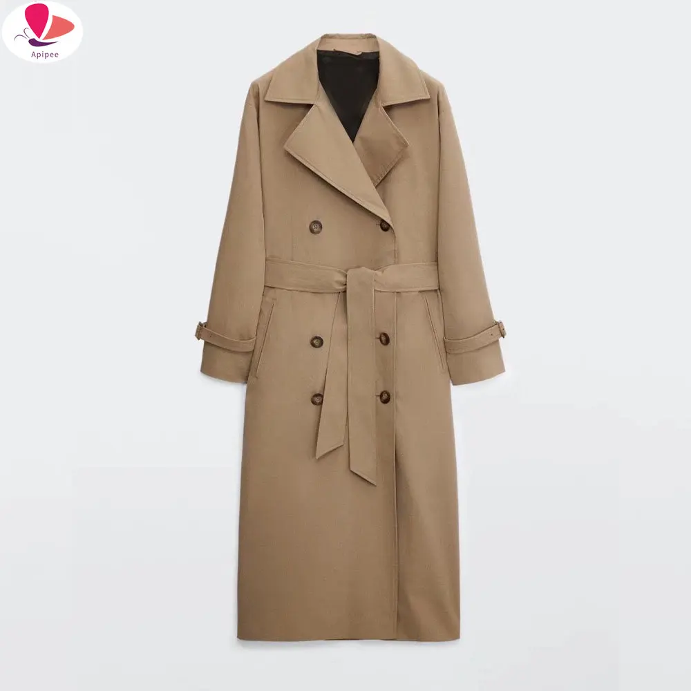 APIPEE WOMAN 2022 Autumn New Women's Clothing Retro Casual Loose Double-breasted Fashion Overknee Trench Coat
APIPEE WOMAN 2022 Autumn New Women's Clothing Retro Casual Loose Double-breasted Fashion Overknee Trench Coat