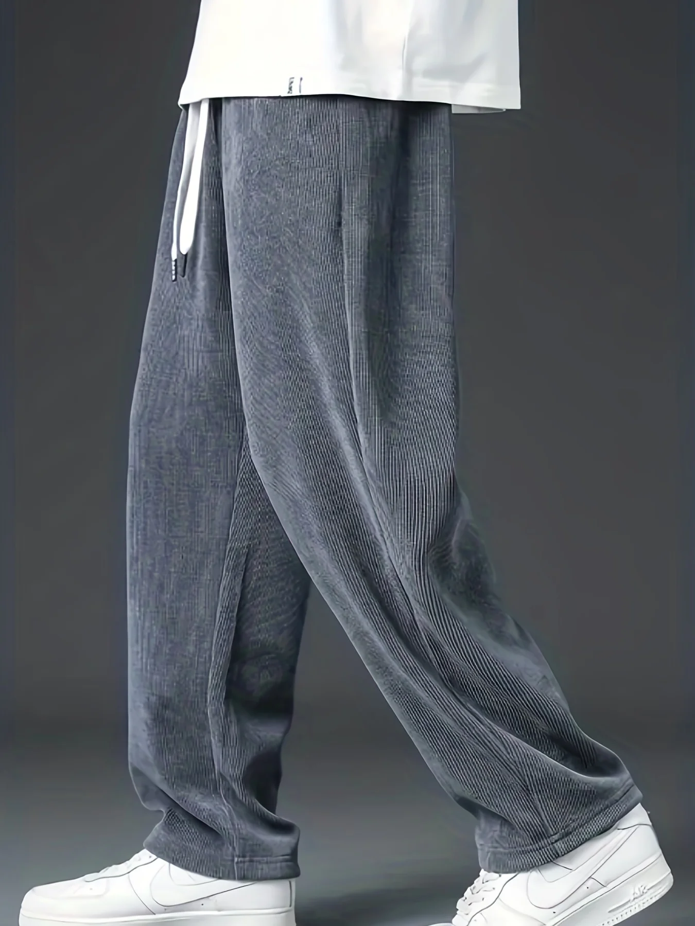 Men's Corduroy Comfy Straight Leg Pants, Casual Loose Fit MoppingTrousers For Fall Winter
Men's Corduroy Comfy Straight Leg Pants, Casual Loose Fit MoppingTrousers For Fall Winter